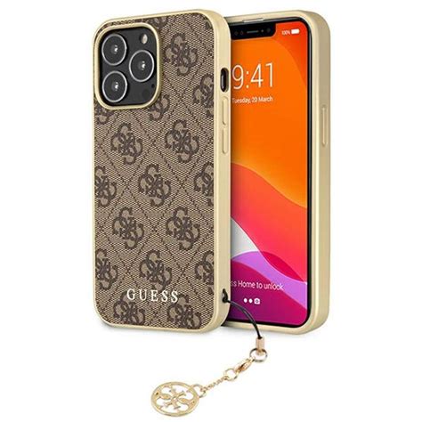 Guess Hardcase Cover Braun 4G Charms Kaufland De