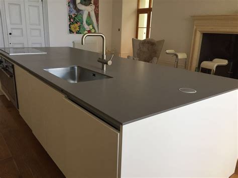 Silestone Gris Expo Suede Composiet Keukenblad V A Pm