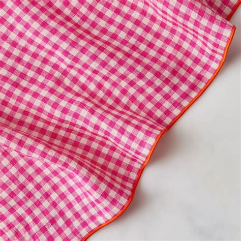 MADRE Picnic Gingham Tablecloth, Belgian Linen, 2 Colors on Food52