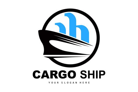 Cargo Ship Logo Fast Cargo Ship Vector Graphic By May Graphic