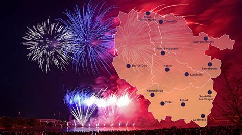 14 Juillet Fête Nationale Où Et Quand Voir Les Feux Dartifice En Lorraine Notre Carte Des