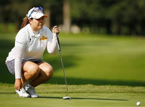 inbee shares top spot  singapore lpga  manila times