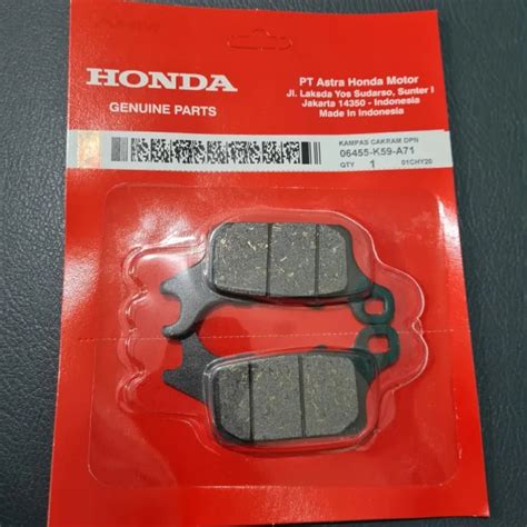 Kampas Rem Cakram Disk Dispad Honda Vario Fi New Led K