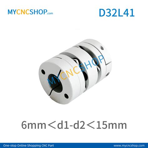 D32L41mm Double Diaphragm Coupling Aluminum Alloy Elastic Lamination