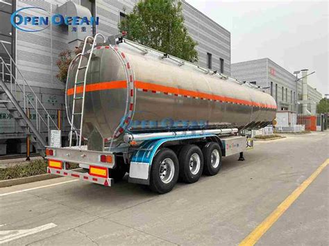 40000 Litres Aluminium Oil Tanker Semi Trailer Truck Aluminum Fuel