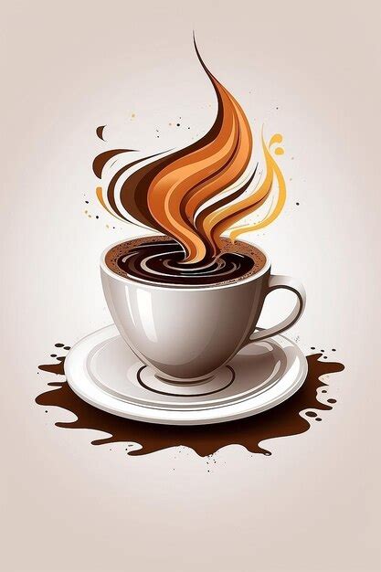 Premium Photo Stylized Cup Of Coffee Vector