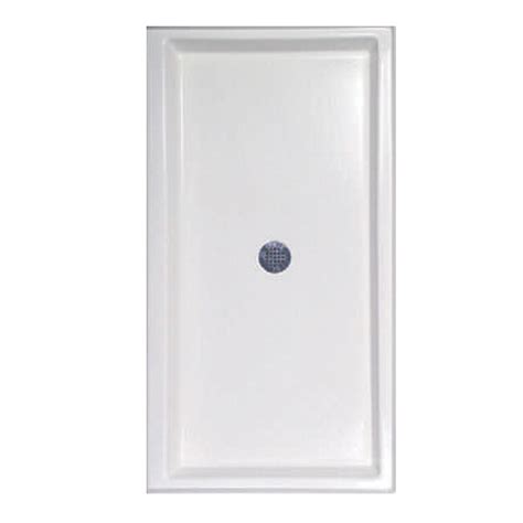 Hydro Systems 72 In X 36 In Single Threshold Shower Base In White