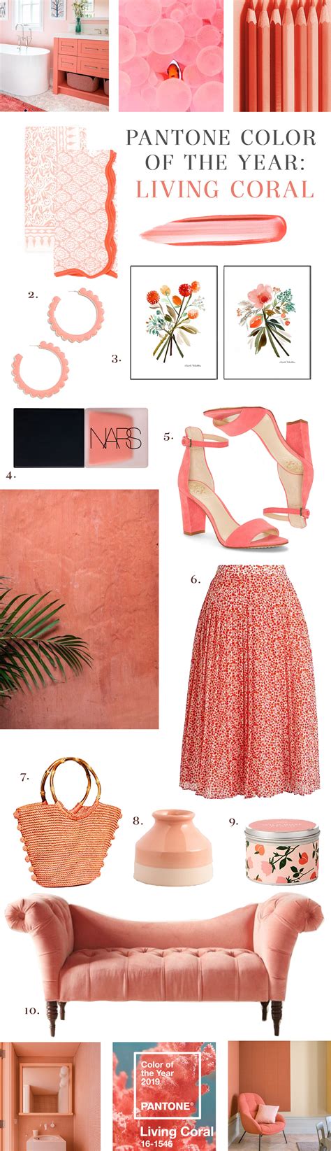 Trending Tuesday Pantone Color Of The Year Living Coral Color