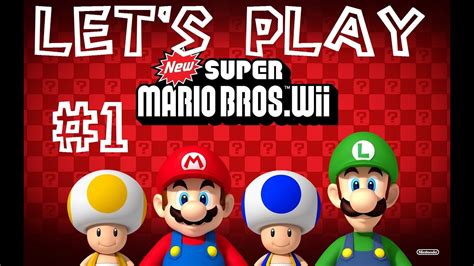 Let S Play New Super Mario Bros Wii Part 1 Youtube