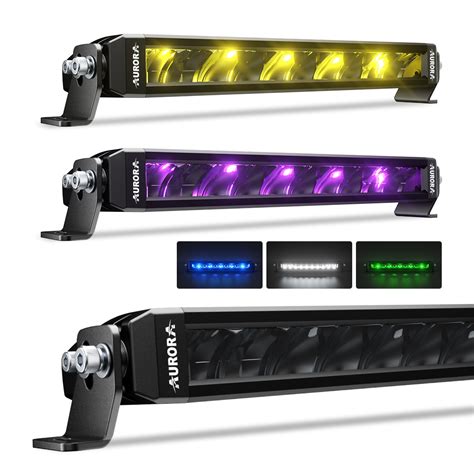 Aurora New RGB LED Light Bar Offroad IP69K LED Bar Light Car LED