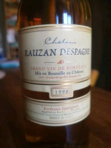 Ch Teau Rauzan Despagne Bordeaux Sauvignon Vivino Us