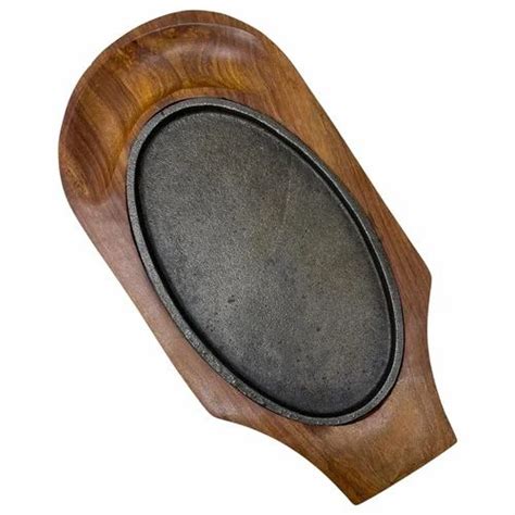 Sizzler Plate Set With Wooden Base At Best Price In Noida By Bridge