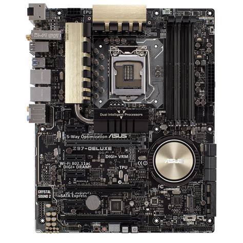 Asus Z97 Deluxe Nfc Wlc Intel Lga 1150 Atx Motherboard Z97 Deluxe Nfc Wlc Au