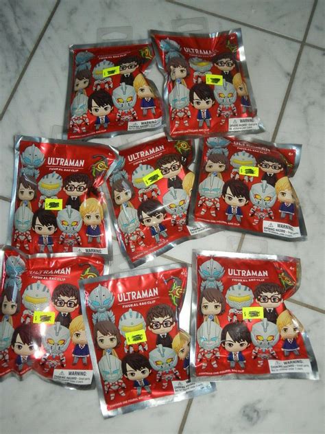 Ultraman NEW Ultraman Clip Opened Blind Bag Monogram Figural Bag Clip ...