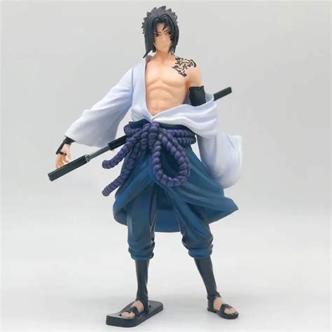 Cm Pvc Anime Naruto Gk Cursed Seal Uchiha Sasuke Scene Statue Hobby