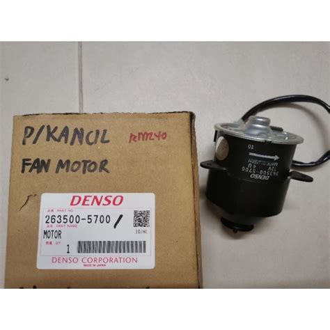 ORIGINAL Denso Radiator Fan Motor 263500 5700 Perodua Kancil Shopee