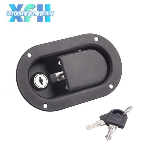 Black Diesel Electric Generator Door Lock Semi Circle For Panel Lock W