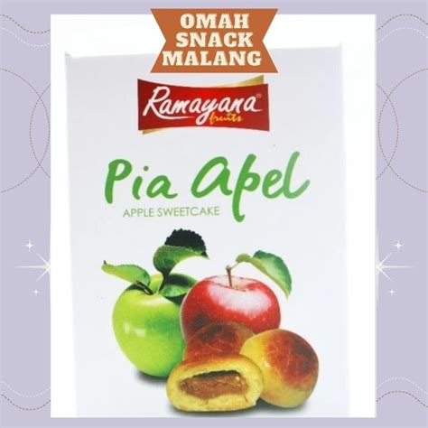 Jual Snack Kue Pia Apel Ramayana Isi Biji Camilan Kekinian Enak Murah