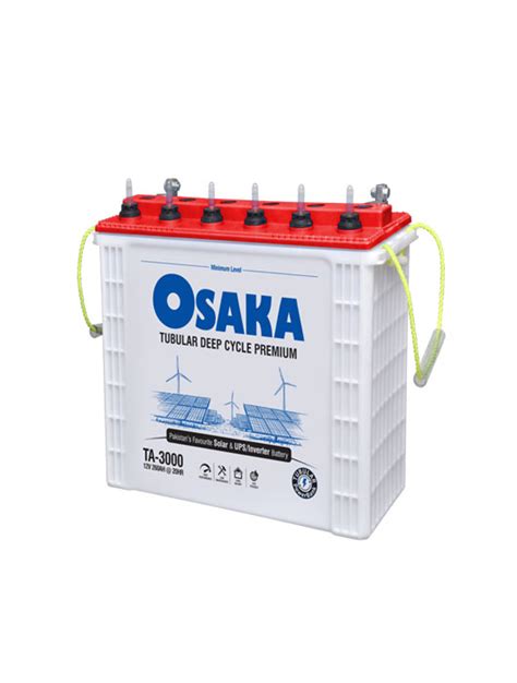 Osaka Ta 3000 Tubular Deep Cycle Battery Price In Pakistan