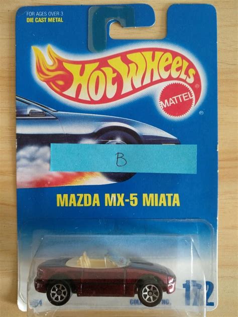 Hot Wheels Mazda MX 5 MIATA Hotwheels Matchbox Hobbies Toys Toys