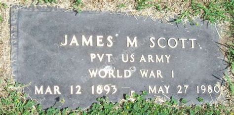 Bcqjre Bgi Scott James M Vet World War I Friendsof