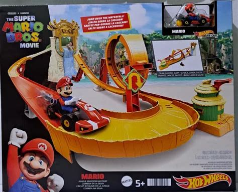 Pista Hot Wheels Carrera En La Selva Super Mario Bros Movie Env O Gratis