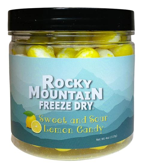 Freeze Dried Candy Sweet And Sour Lemon Candies Freeze