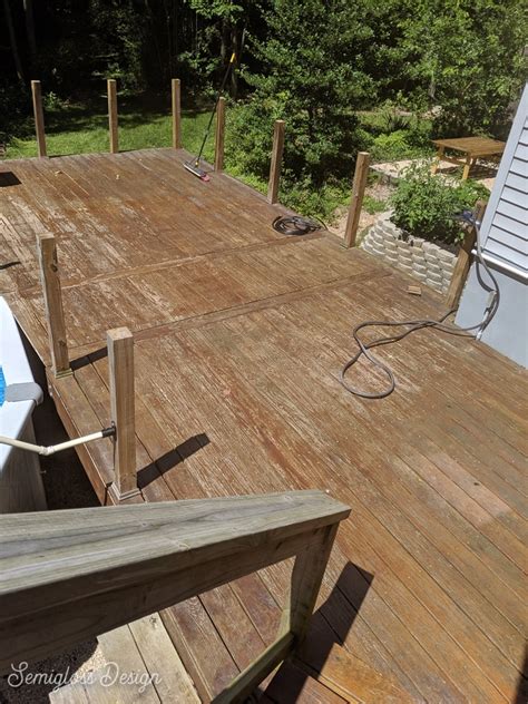 How to Paint a Deck : The Easy Way - Semigloss Design