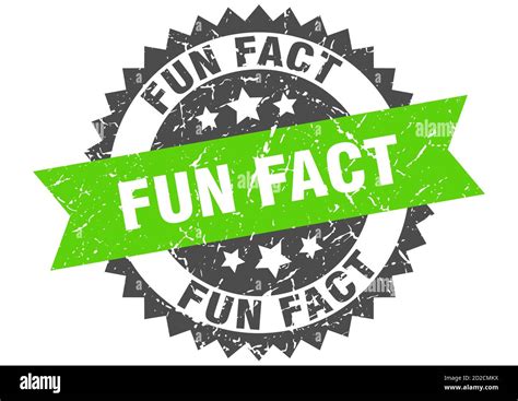 Fun Fact Stamp Round Grunge Sign With Ribbon Stock Vector Image And Art