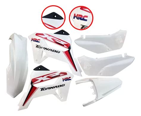 Kit Carenagem Completo Honda Xr 250 Tornado Adesivado Biker