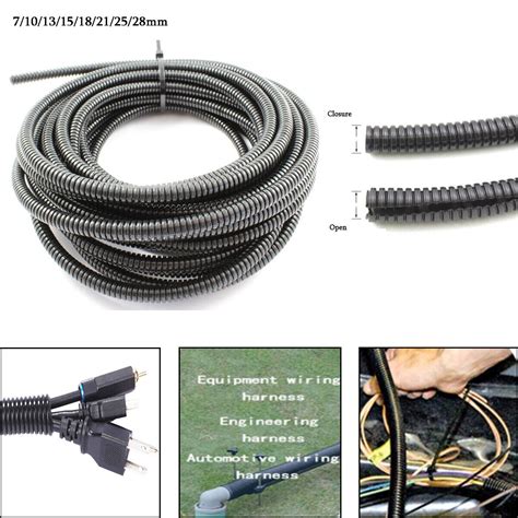 Cable Flexible Conduit Sleeving Split And Unsplit Loom Harness Various