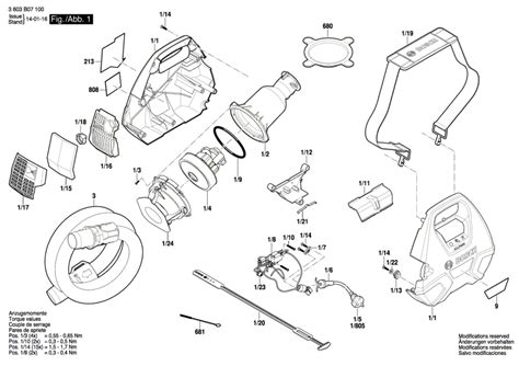 Bosch 3 603 B07 100 Pfs 3000 2 Spray Pistol 230 V Eu Spare Parts