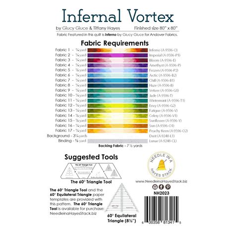 Infernal Vortex Quilt Pattern Needle In A Hayes Stack Tiffany Hayes
