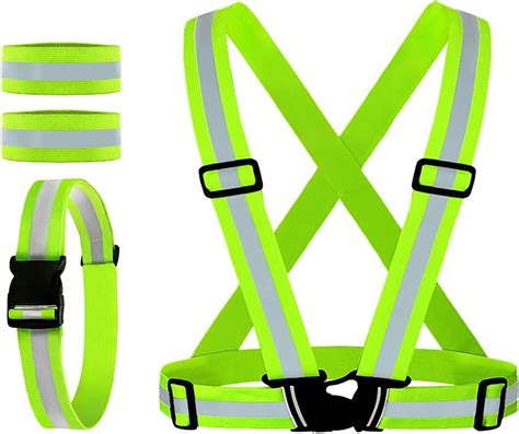 Amazon Reflective Vest Reflective Glow Belt With 2Pack Reflector