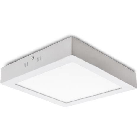 Plafón LED Cuadrado Superficie 300Mm 24W 1900Lm 30 000H Blanco Cálido