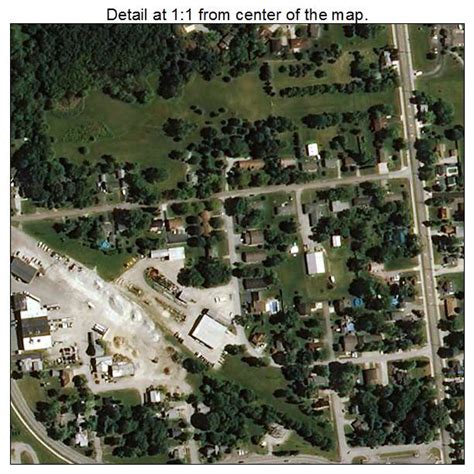 Aerial Photography Map of Hebron, IN Indiana