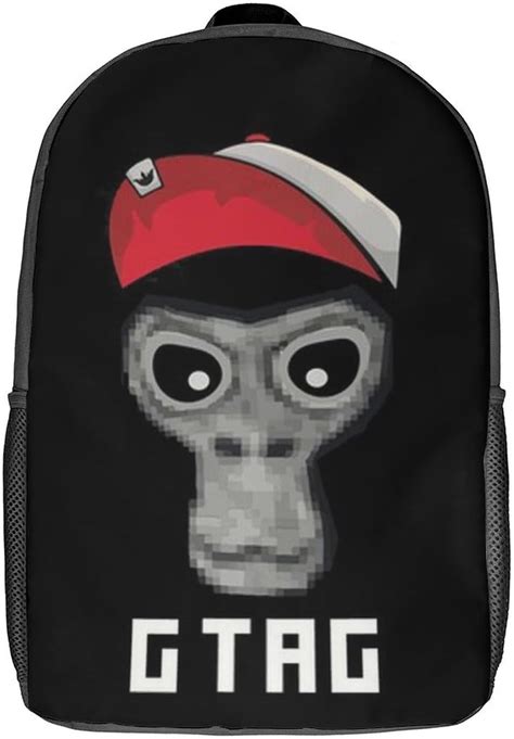 Gorilla Tag Backpack Funny Cartoon Monkey Bookbag Walmart