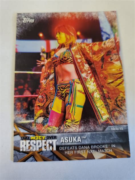 Asuka 2017 Topps WWE Women S Division Matches Moments Insert Card NXT5