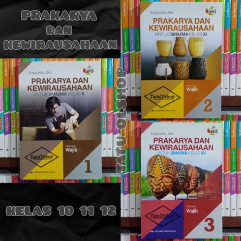 Jual Buku Prakarya Dan Kewirausahaan Sma Kelas X Xi Xii