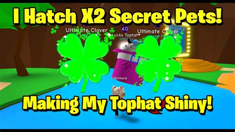 I Hatched X2 Lucky Ultimate Clovers Bubblegum Simulator Roblox YouTube