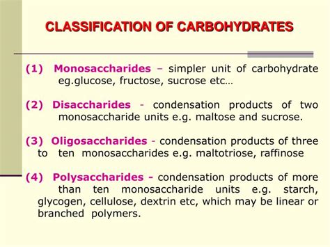 Ppt Carbohydrates Of Physiological Significance Powerpoint