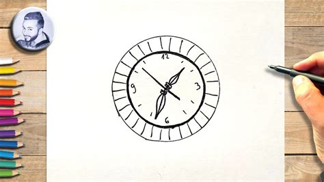 Comment Dessiner Une Horloge Facile A Dessiner