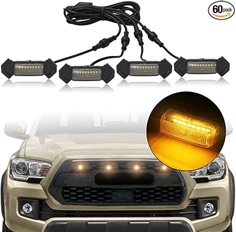 Boigoo Front Grill Lights For Tacoma Trd Pro Grille Light