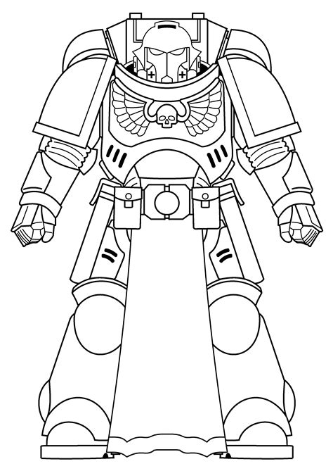 Primaris Space Marine Template 3 by ShawnPleil on DeviantArt