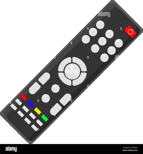 TV Remote Illustration Vector On A White Background Stock Vector