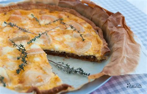 Tarta De Cebolla Caramelizada Y Queso De Cabra Galletas Para Matilde