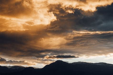 Dramatic Clouds in Sky on Sunset · Free Stock Photo