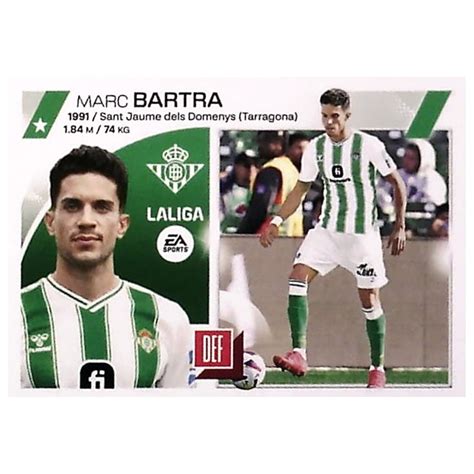 Comprar Cromo Marc Bartra Últimos Fichajes Liga Este 2023 24 3º Edición