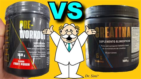 Creatina VS Pre Workout de X Gear Cuál suplemento elegir Creatina