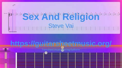 Sex And Religion Sheet Music Free Steve Vai Synthesia Piano Youtube